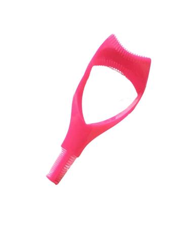 Dajidafu Mascara Shield Makeup Tool Cosmetic Lash Fine Workmanship Compact Size Simple for Operation Auxiliary Long-lasting Women Supplies Rose Red