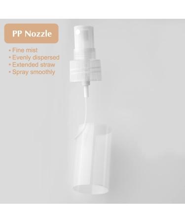 5 Pack 10ml Transparent Mini Spray Bottles - Travel Atomizer for Cosmetics Fine Mist and Fog - Perfect for On-the-Go! - Buy Online on SooperMarket.com