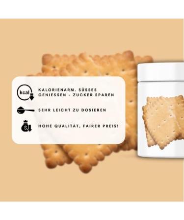 Premium Vegan Flavor Powder Zero - 200g Calorie-Reduced Butter Biscuit Aroma | Better Nutrition - Buy Online on SooperMarket.com