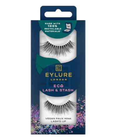 Eylure Eco Lash & Stash False Eyelashes Vegan Faux Mink- LASH'D UP