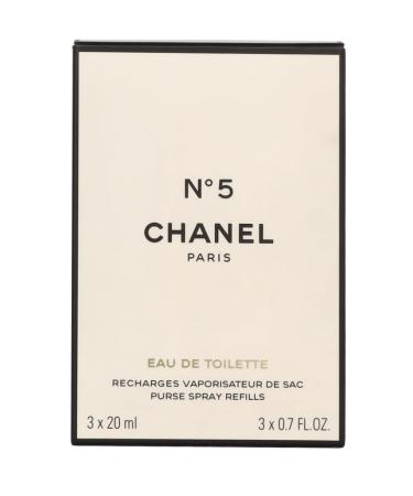 Chanel - No.5 Eau De Toilette Purse Spray Refills 3x20ml/0.7oz 16 Count (Pack of 6422) - Buy Online on SooperMarket.com