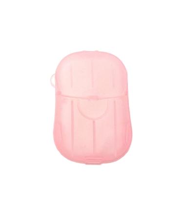 MKDSU 5 Boxes of 20 Pack Soap Paper Cleaning Soap Travel Hand Sanitizer Cleaning Fragrance Mini Paper Soap (Color : Random Color)