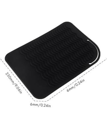 Dajidafu Flat Iron Mat Safe Protective Mats Hairstylist Accessories Grip Storage Pouch Simple Heat Resistant Pad for Protect - Buy Online on SooperMarket.com