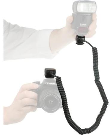 Vello TTL Off-Camera Flash Cord for Canon EOS - 1.5' (0.5m) | Reliable Off-Camera Flash Connection - Buy Online on SooperMarket.com