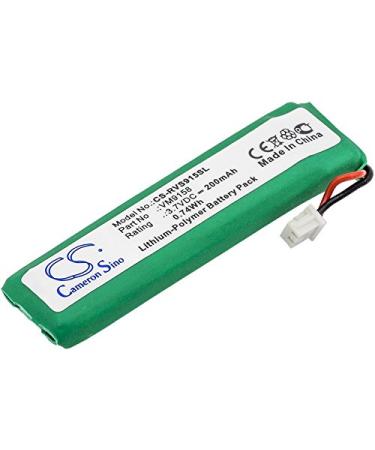 200mAh Battery Replacement for 02-DSKSYS-D 05-TBLMICEX-OM-11 06-XLRMIC-BLK-11 Solo Executive xTag 05-TBLMICEX-DR-11 01-EXEMICEX-BLK-11 Solo Field Solo VM9158 07-SOLOMICBATTERY (3.7V)