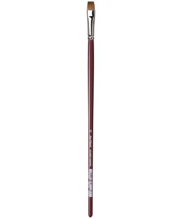 da Vinci Oil & Acrylic Series 1810 Oil Paint Brush  Bright Kolinsky Red Sable  Size 12 (1810-12) Kolinsky Bright Size 12
