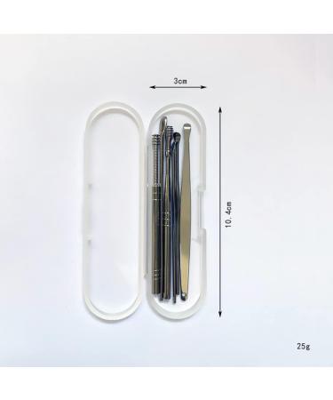 Earwax Cleaner Tool Set Earwax Removal Set Earwax Removal Kit for Adults One Set includes 7 Pieces (5 pcs BLACK) 5 pcs Black - Buy Online on SooperMarket.com