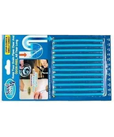 12pcs Drain Cleaner Sticks Sink Deodorizer Sink-Refreshment Odor Free to Hold Pipe Cleaning Stick Attractive Design - Buy Online on SooperMarket.com