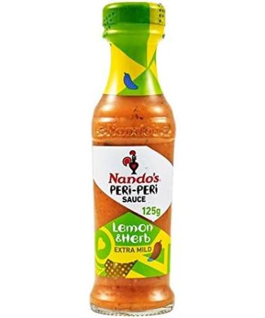 Nando's Peri-Peri Sauce Selection Hot Lemon & Herb Garlic 125g Each - Buy Online on SooperMarket.com