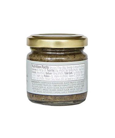 Black Truffle Tapenade 3.15oz - Umbria Truffle - Made in Italy | Gourmet Condiment - Buy Online on SooperMarket.com