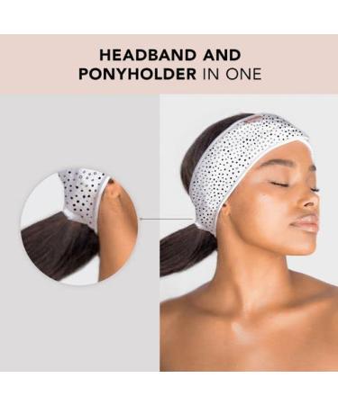 Kitsch Spa Headband - Microfiber Makeup Headband for Face Washing | Multi Functional Skincare Headbands | Facial & Hair Band | Women's Face Wash Headbands (MicroDot) - Buy Online on SooperMarket.com