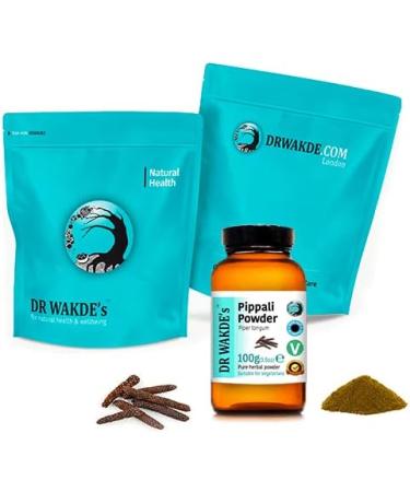DR WAKDE'S Pippali Powder - 100g | Pure Raw Long Pepper Piper longum | Ayurvedic Herb | Vegan | Same Day Dispatch - Buy Online on SooperMarket.com
