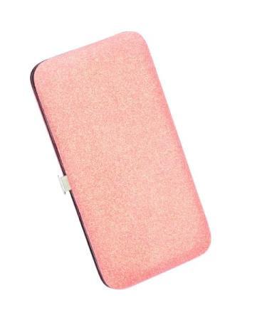 Tweezers Storage Cases Rectangle Eyelash Curler Protective Box Eyelash Tweezers Scissors Organizing Bags for Home Supplies Pink