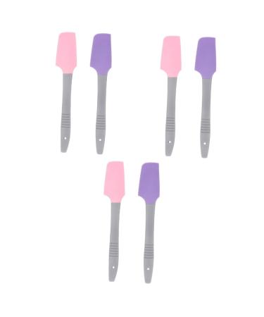 Minkissy 6 STK spatula made of silicone wax silicone spatula Small wax Applicator WachStift made of silicone spatula for applying silicone wax body hard wax tools