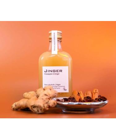 Organic Ginger Pineapple - 200ml - Ginger Concentrate - Vegan - Detox - Immune Booster - Ginger Shot - Buy Online on SooperMarket.com