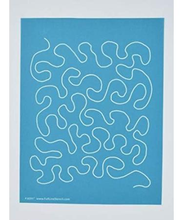 Stencil Starter Pack with Ultimate Iron Off Chalk & Marking Pencil - Loop Border & Diamond Border Stencils - 30699SPU - Buy Online on SooperMarket.com