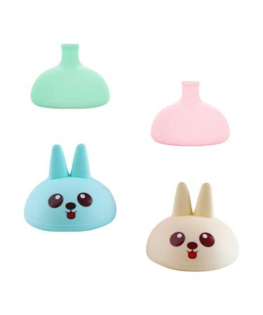DOITOOL Pressure Drum Massage  4Pcs Sputum Remover Silicone Palm Chest Percussion Cup Mom Palm Cup Pressure Drum Massage Cup for Burping Expectoration Problem