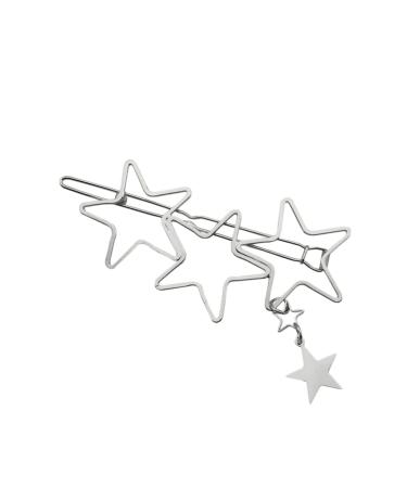 minkissy Accessories clips for girls accessories for girls womens barrettes for girl clips star barrettes Alloy Star Barrette star pin Star Bobby Pin star shape blush Blush