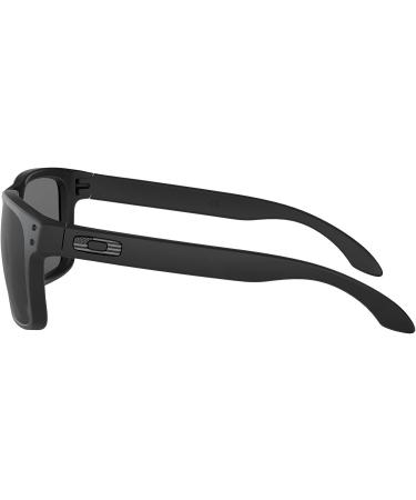Oakley Holbrook OO9102 Men's Sunglasses Bundle with Leash + VISIOVA Accessories - Matte Black/Grey (9102e5) - Buy Online on SooperMarket.com