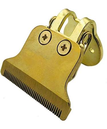 T Shape Hair Clipper Blade with Holder T9 Blade Trimmer Replacement Trimmer Replacement Gold - Buy Online on SooperMarket.com