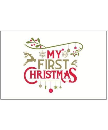 2023 My First Christmas Nappy Pin Keepsake Charms Gift Bag & Card Included - Buy Online on SooperMarket.com