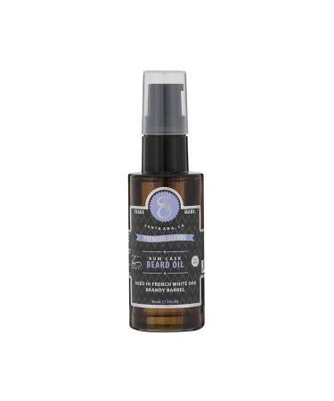 Suavecito Premium Blends Beard Oil Leave-In Beard Conditioner For Softening Hair Hydrating Skin Eliminating Beard Dandruff Healthy Beard Growth Rum Cask Fragrance 1 Fl Oz/28g