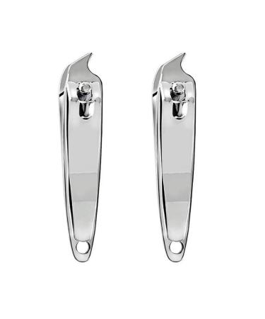DNHCLL 2 PCS Metal Slanted Edge Nail Cutting Clippers Pedicure Manicure Tool Slanted Tip Cuticle Nail Clipper Cutter Nail Clipper Cutter Pedicure Manicure Tool