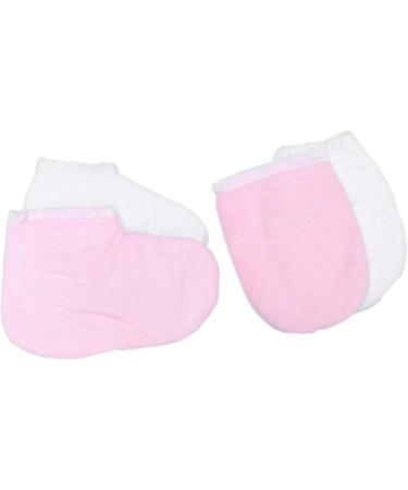 Healeved 12 Pairs Gloves Beauty Wax Bath Mittens Paraffin Wax Mitts and Booties Cloth Gloves Booties Bath Treatment Mitt Glove Paraffin Wax Bath Mitts Beauty Foot Product - Buy Online on SooperMarket.com