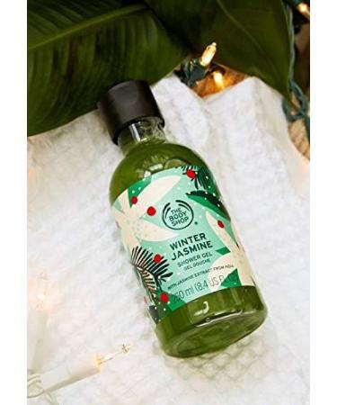 The Body Shop Winter Jasmine festive Shower Gel 250ml Special Edition 2020 MOISTURISER WARM SWEET VANILLA SCENT VEGAN - Buy Online on SooperMarket.com