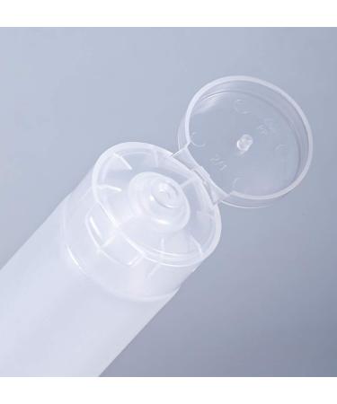 12 Pack Refillable Transparent Cosmetic Sample Bottles - 100ml Travel Makeup Containers with Hinged Lid - Perfect for Sample Storage - Buy Online on SooperMarket.com