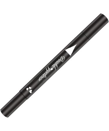 Eyeliner Stamp 2 in 1 Double-Head Waterproof Liquid Eyeliner Pen Make-Up Tool Black Heart Liquid Eyeliner - Buy Online on SooperMarket.com