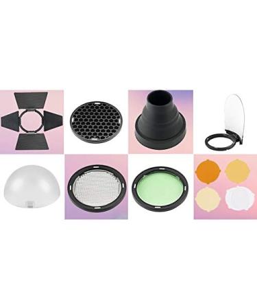 Godox AK-R1 Round Flash Head Accessories Kit for V1 Speedlight - Compatible with AD200 AD200pro Pocket Flash - Buy Online on SooperMarket.com