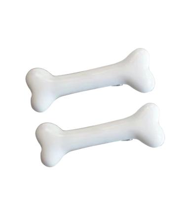 JSGHGDF Women Dog Bone Hair Pin Side Clip Plastic Hairpins for Costume Hair
