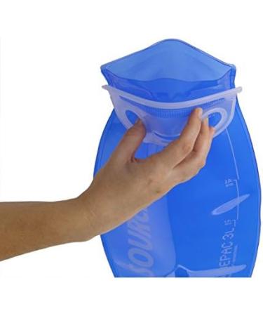 SOURCE 1.5L Widepac Hydration Bladder with High-Flow Helix Bite Valve - Blue - Buy Online on SooperMarket.com