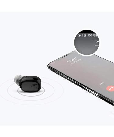 Sanwenyu Single Ear Wireless Bluetooth Headset - Mini Invisible Business Earbud (Black) - Buy Online on SooperMarket.com