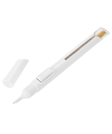 Nail Painting Pen Not Deformed For A Long Time Comfortable Experience Metal Beads Dotting Pen Exquisite Appearance for Home Woman Beauty Salon Manicure Store(gold)