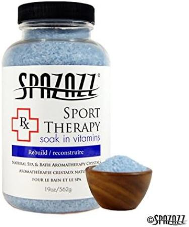 Spazazz SPZ-607 RX Sport Therapy Rebuild Crystals 19 oz | Container for Muscle Recovery - Buy Online on SooperMarket.com