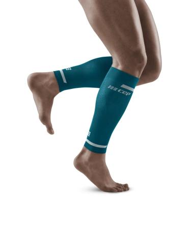 CEP THE RUN Calf Sleeves V4 men's petrol size Gr. 5