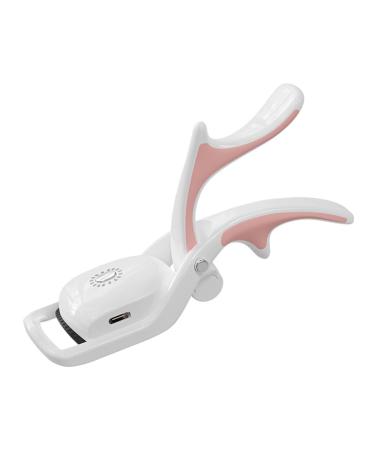 sunroot Heated Eyelash Curler Electric Eyelash Curlers USB Rechargeable Heated Eye Lash Curler with Comb 3 Heating Modes White