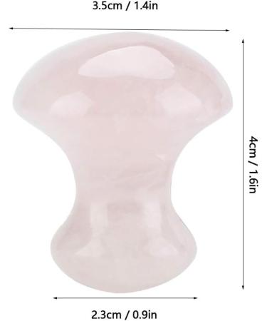 Rose Quartz Facial Mushroom Massager Tools | Sha Facial Stones for Glowing Skin - Shop Now - Buy Online on SooperMarket.com