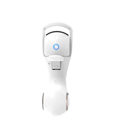 AWHAO Heated Eyelash Curler/Rechargeable Eyelash Curler Professional Fast Heat Heated Eyelash Curler Portable Eyelash Curler for Women and White