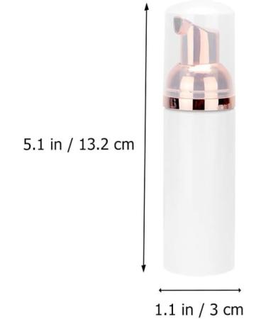 Beaupretty Plastic Foam Dispenser Bottle 6pcs (Rose Gold) - Refillable Foaming Soap & Airless Lotion for Travel - Buy Online on SooperMarket.com