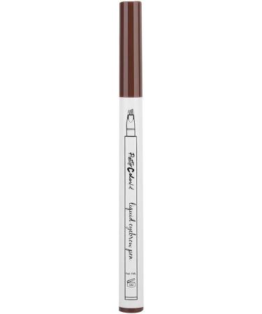 Liquid Eyebrow Pencil Eyebrow Pencil Four Forks Long Lasting Liquid Eyebrow Pen Waterproof Pencil (1# dark brown mocha color) - Buy Online on SooperMarket.com