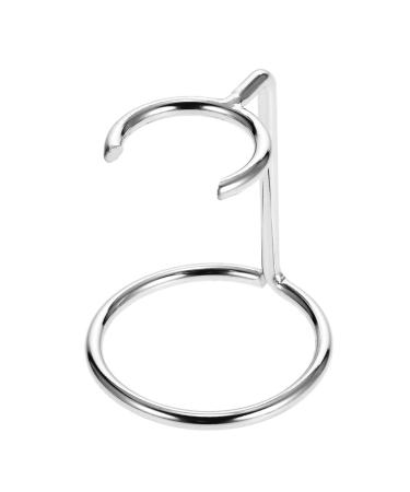 Buy Silver 1 Piece Metal Shaving Brush & Razor Holder - Essential Men's Shaving Tool for Storage & Organization - Buy Online on SooperMarket.com