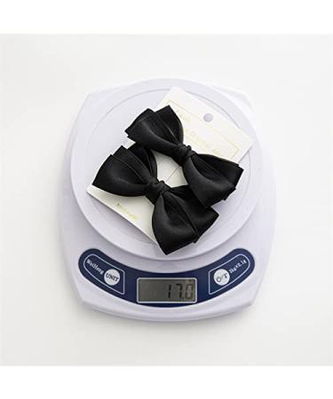 Black Bowknot Hair Clips for Girls - Set of 2 Cute Hair Accessories for Kids - Buy Online on SooperMarket.com