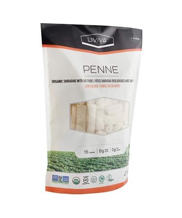 Organic Shirataki Penne Pasta with Oat Fiber - Low-Calorie, Non-GMO, Gluten-Free, Keto Certified (Pack of 6) - Buy Online on SooperMarket.com