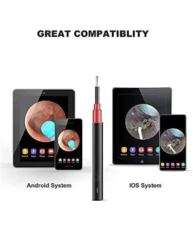 Jteremy Wireless Earwax Remover Otoscope | 1080P HD Endoscope | Visual Ear Cleaning Camera - Buy Online on SooperMarket.com