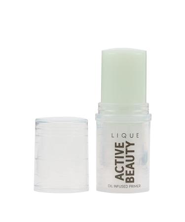 LIQUE Active Face Smoothing Primer Stick  Green Tea Infused  Hydrating & Lightweight  Reduces Redness & Inflammation with a Blurring Effect  Vegan  0.64 Oz.