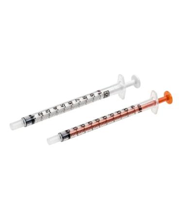 BD 305207 Amber Oral Syringe with Tip Cap 1mL Capacity (Case of 500)