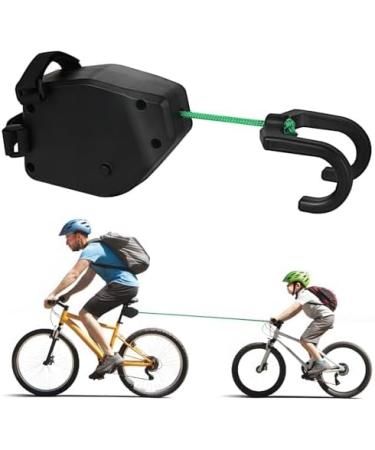Schappe Rope Bike for Children - 2.5m Retractable Tow Rope System | 500 lbs Capacity | Safe Parent-Child Bike Towing Belt - Buy Online on SooperMarket.com